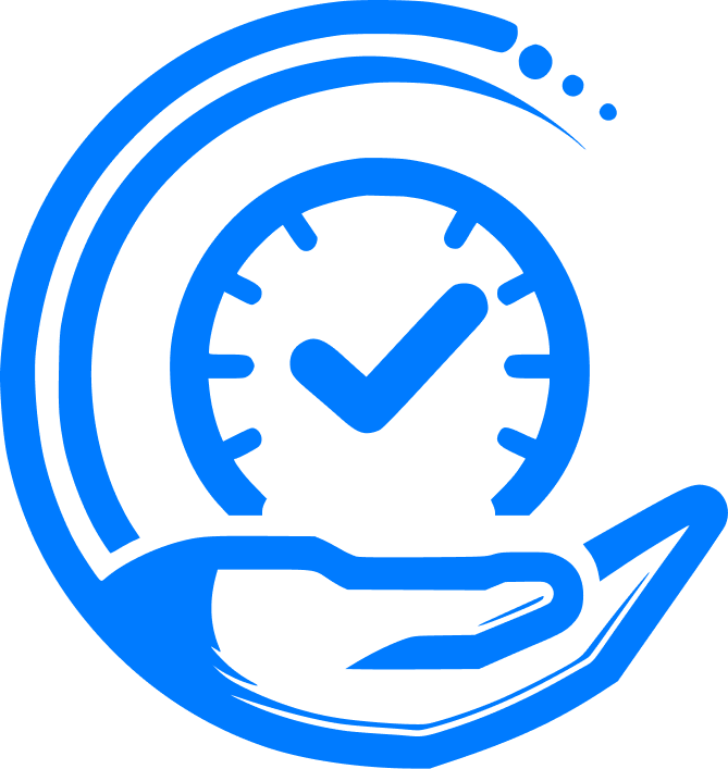 logo timetracking azul
